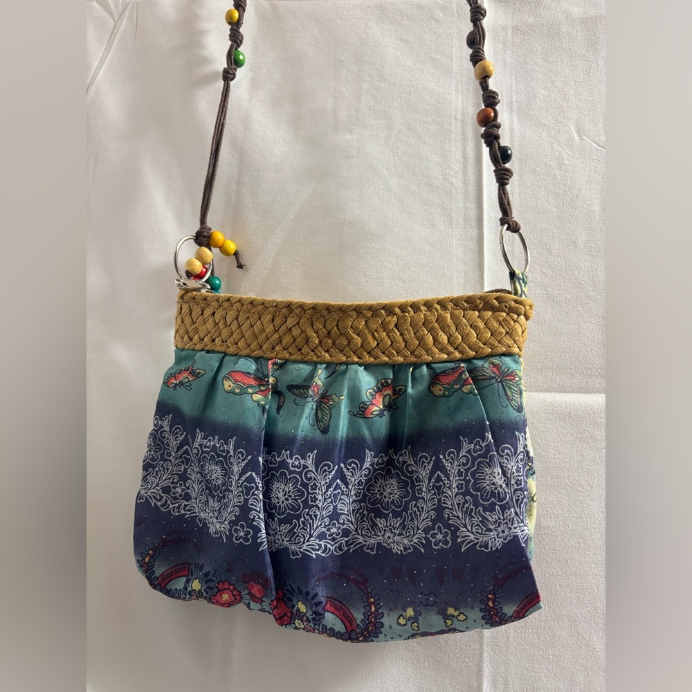 Y2K Crossbody Beaded Butterfly Purse